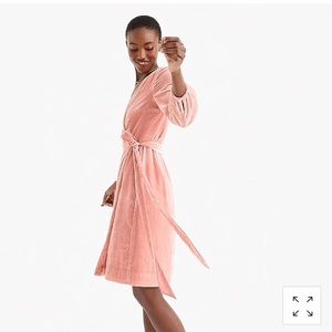 J.Crew Wrap Dress in velvet